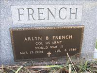 French, Arlyn B. (2nd Pic,)